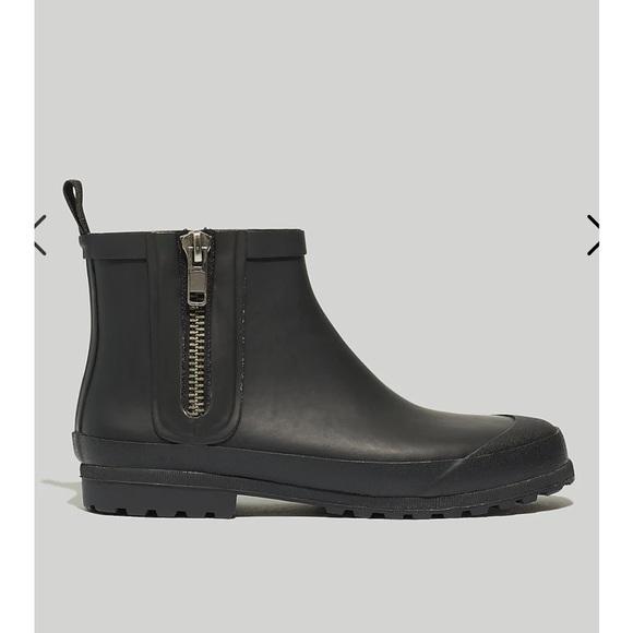Madewell The Zip-Up Lugsole Rain Boot- 9 - Picture 11 of 14